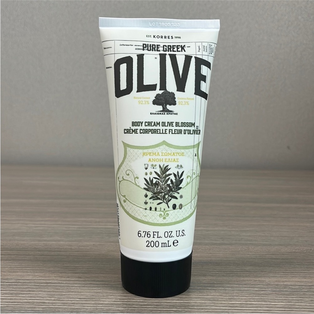 Korres Pure Greek Olive Body Cream 6.76 fl. oz NEW